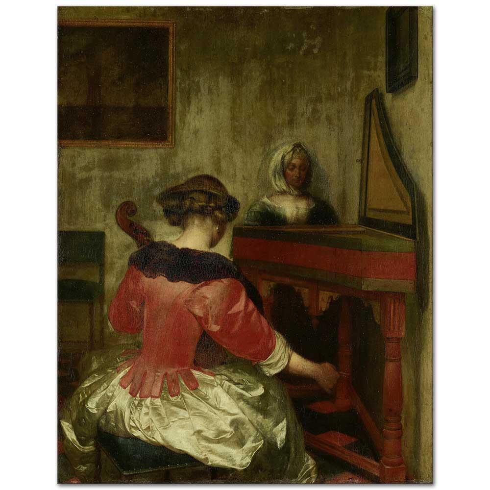 Gerard ter Borch Konser Kanvas Tablo