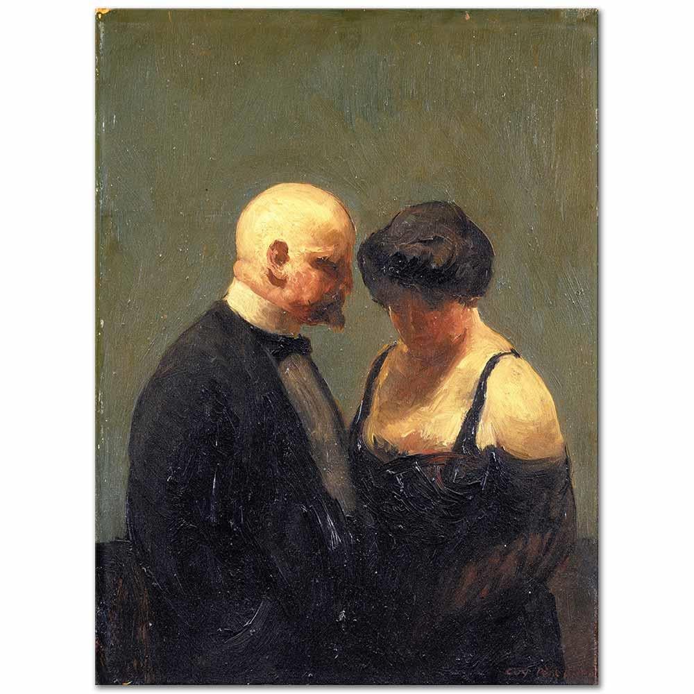 Guy Pene du Bois Güven Duyulan Adam Kanvas Tablo