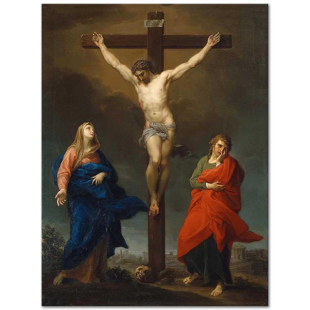 Pompeo Batoni Çarmıha Geriliş Kanvas Tablo