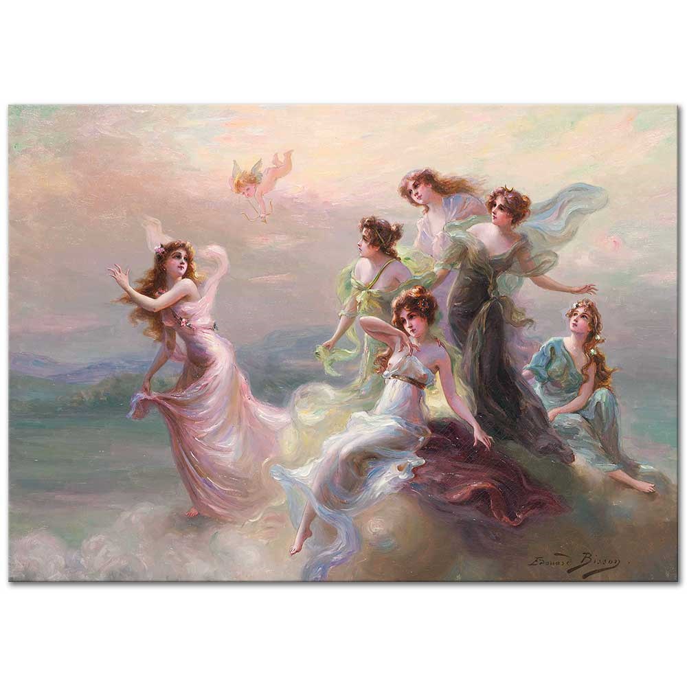 The Dance of the Nymphs by Edouard Bisson as Fine Art Print