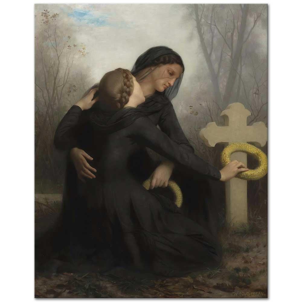 William Adolphe Bouguereau Acılı Gün Kanvas Tablo
