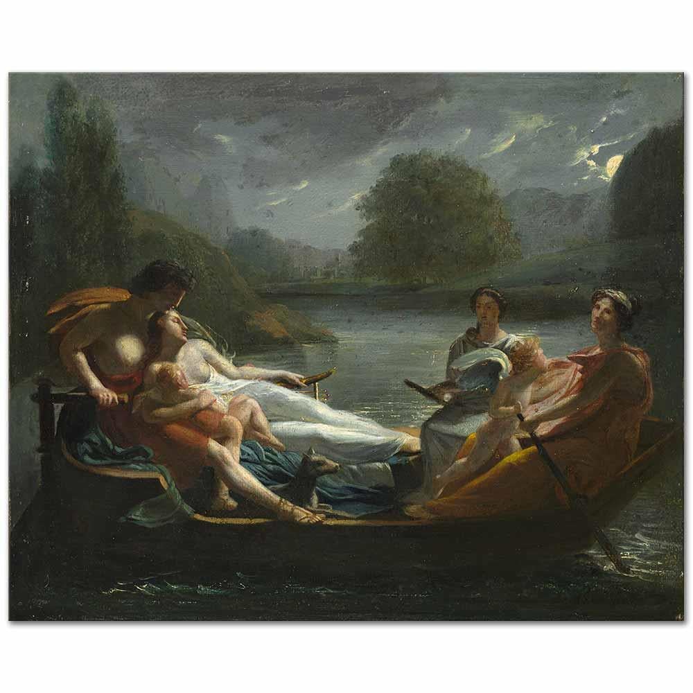 Pierre-Paul Prud'hon Mutluluk Rüyası Kanvas Tablo