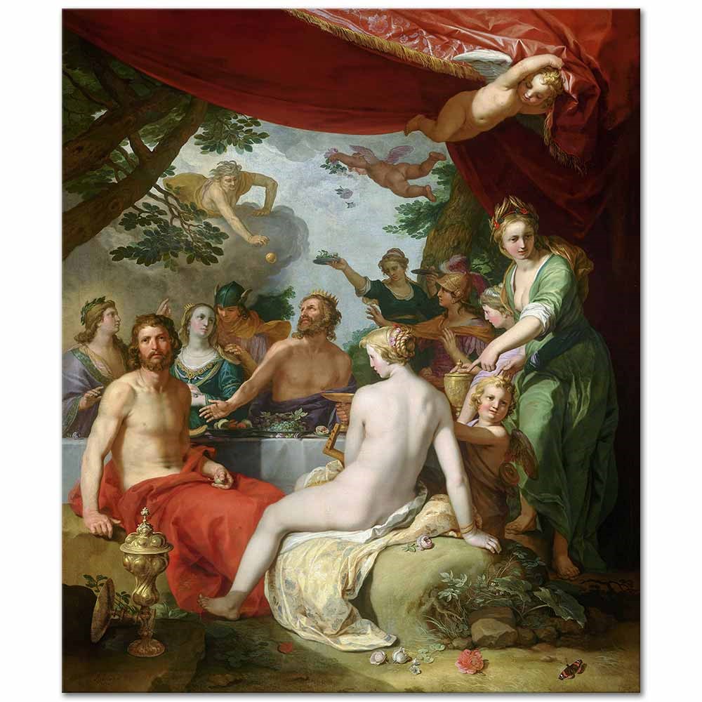 The Feast of The Gods by Abraham Bloemaert as Fine Art Print