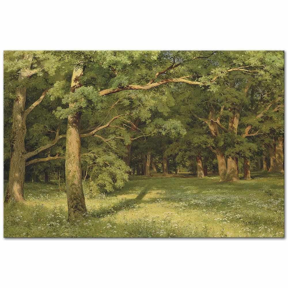 Ivan Shishkin Orman Temizliği Kanvas Tablo