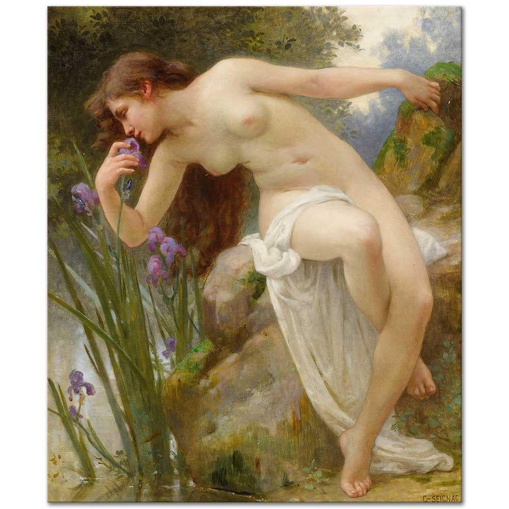 Guillaume Seignac Kokulu Süsen Kanvas Tablo