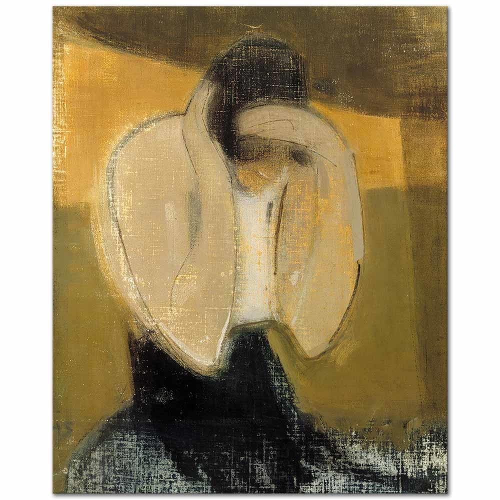 Helene Schjerfbeck Çingene Kadın Kanvas Tablo