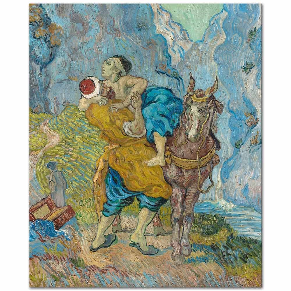 The Good Samaritan (after Delacroix) by Vincent van Gogh as Fine Art Print