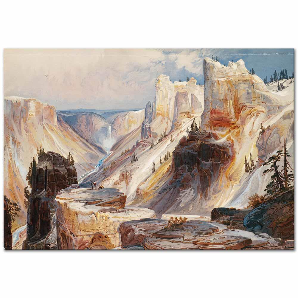 Thomas Moran Büyük Kanyon Yellowstone Kanvas Tablo