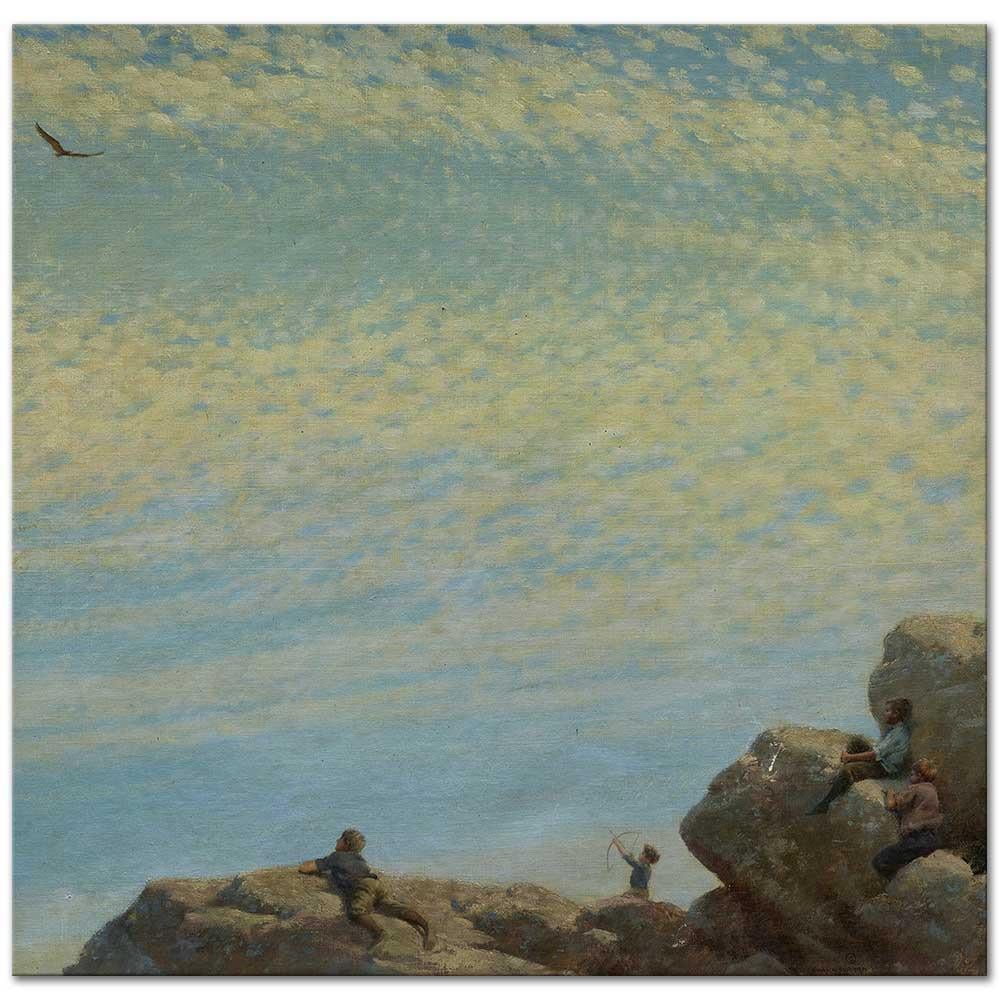 Charles Courtney Curran Şahin Kanvas Tablo