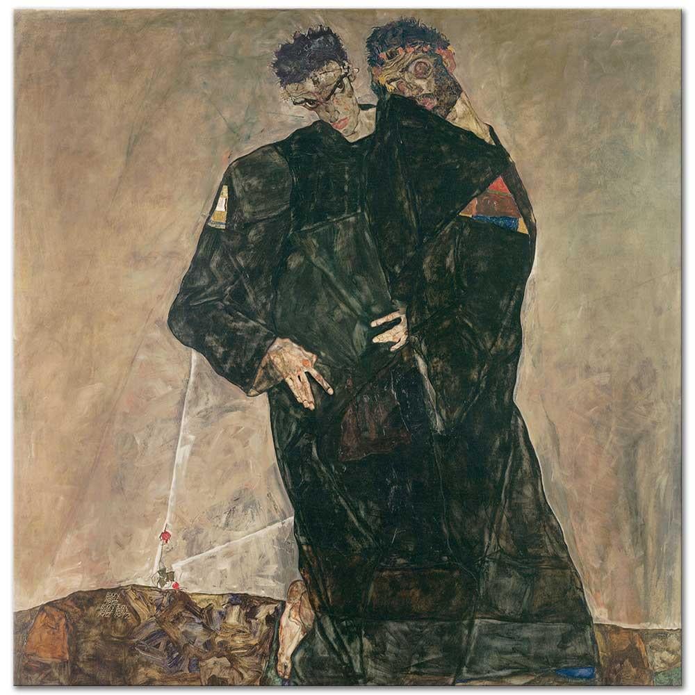 Egon Schiele Münzeviler Kanvas Tablo