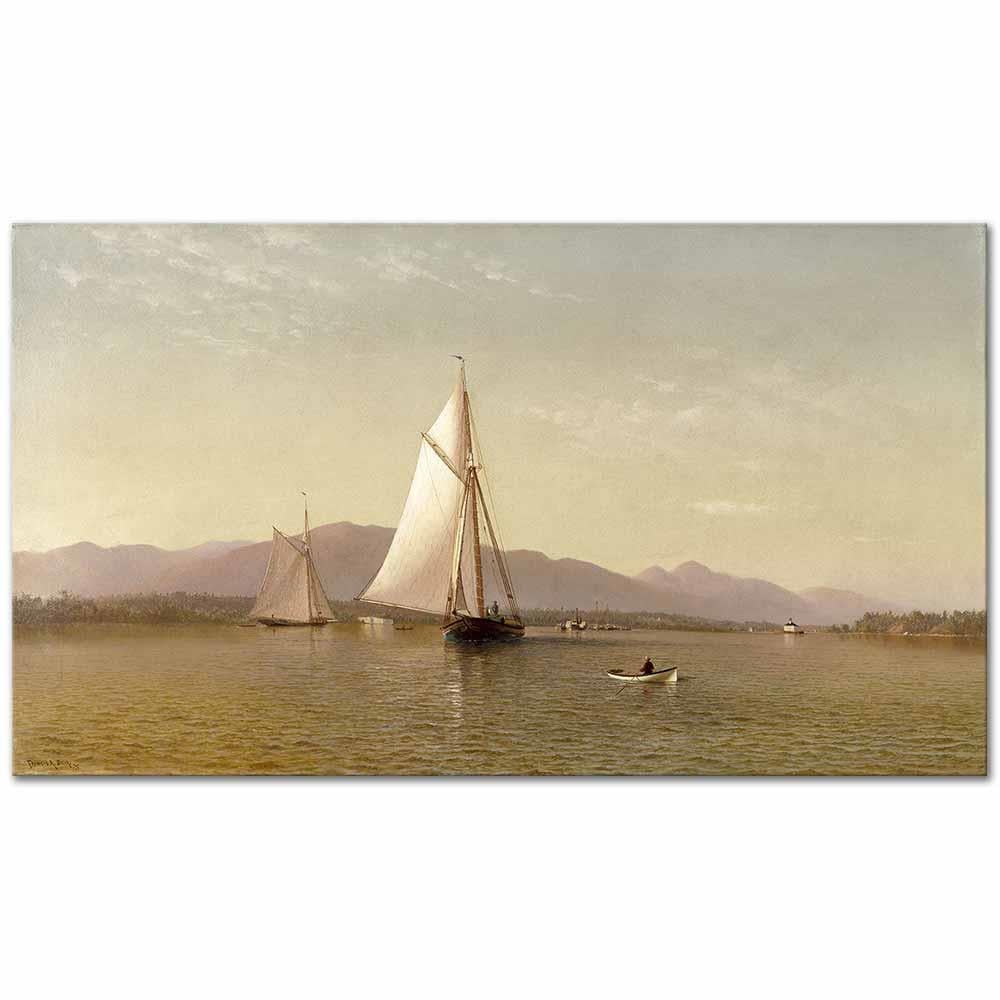 Francis Augustus Silva Tappan Zee'den Hudson Kanvas Tablo