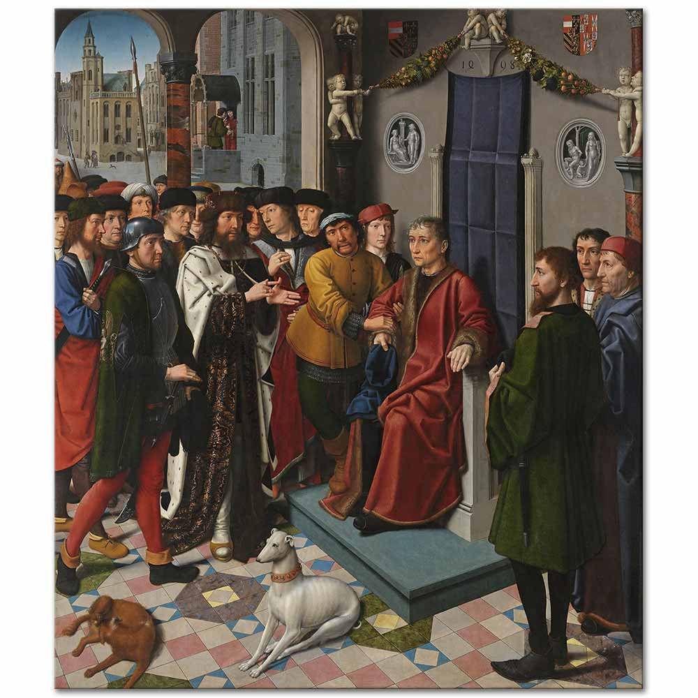 The Judgment of Cambyses by David Gerard as Fine Art Print