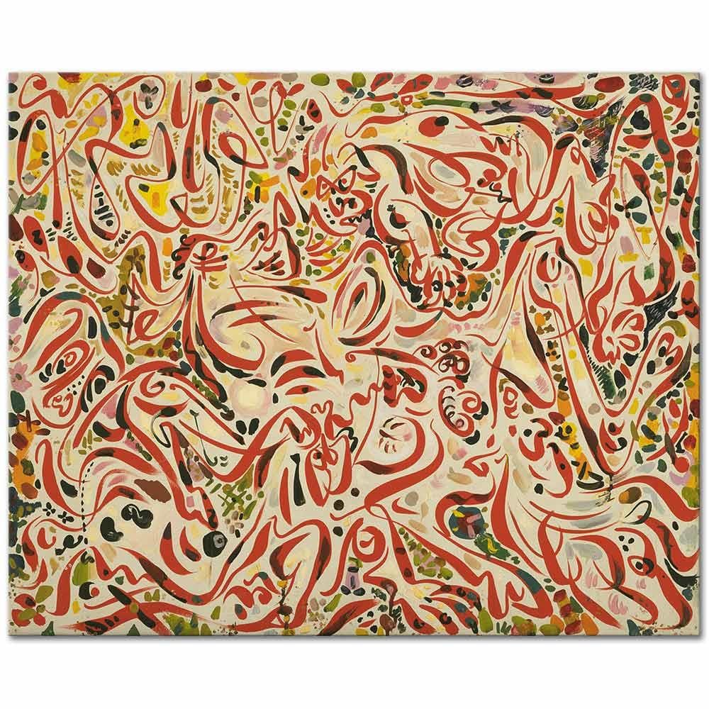 Andre Masson Öldürüş Kanvas Tablo