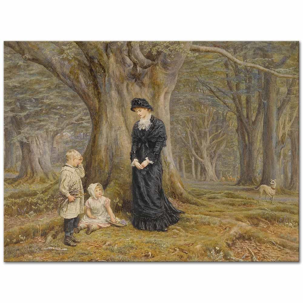 Helen Allingham Malikanenin Leydisi Kanvas Tablo