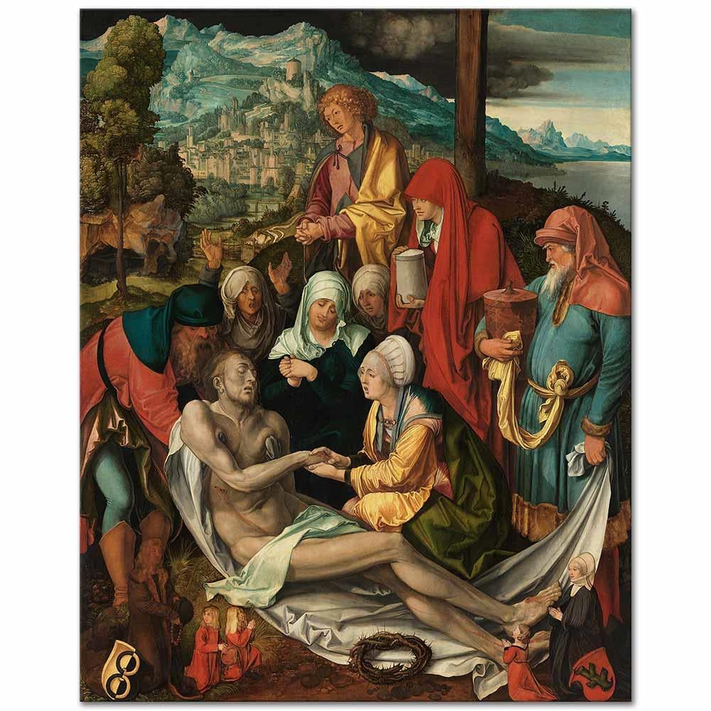 Albrecht Dürer Ölü İsa'ya Ağıt Kanvas Tablo