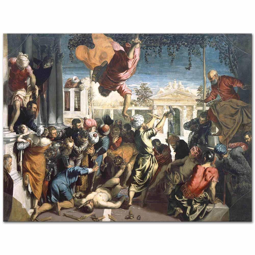 Tintoretto Kölenin Mucizesi Kanvas Tablo