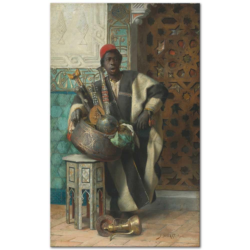 Jean Discart Mağribi Tüccar Kanvas Tablo