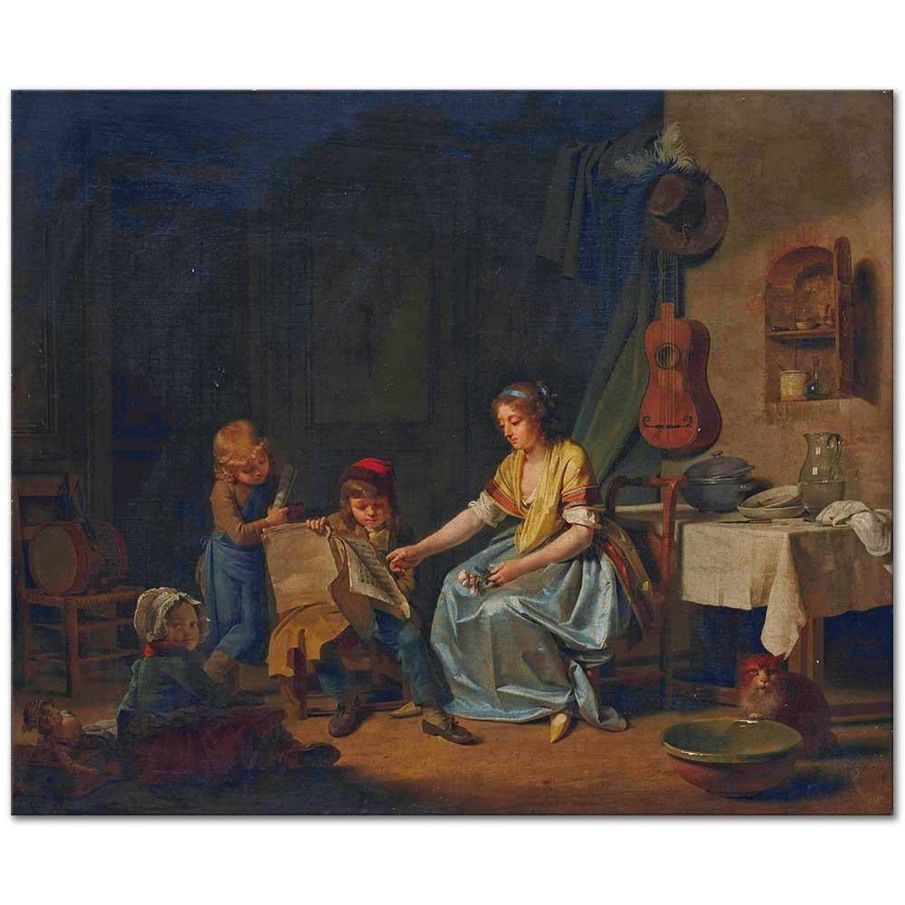 Martin Drölling Müzik Dersi Kanvas Tablo