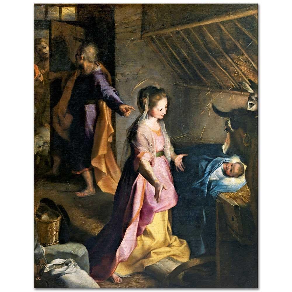 Federico Barocci Isa'nın Doğumu Kanvas Tablo