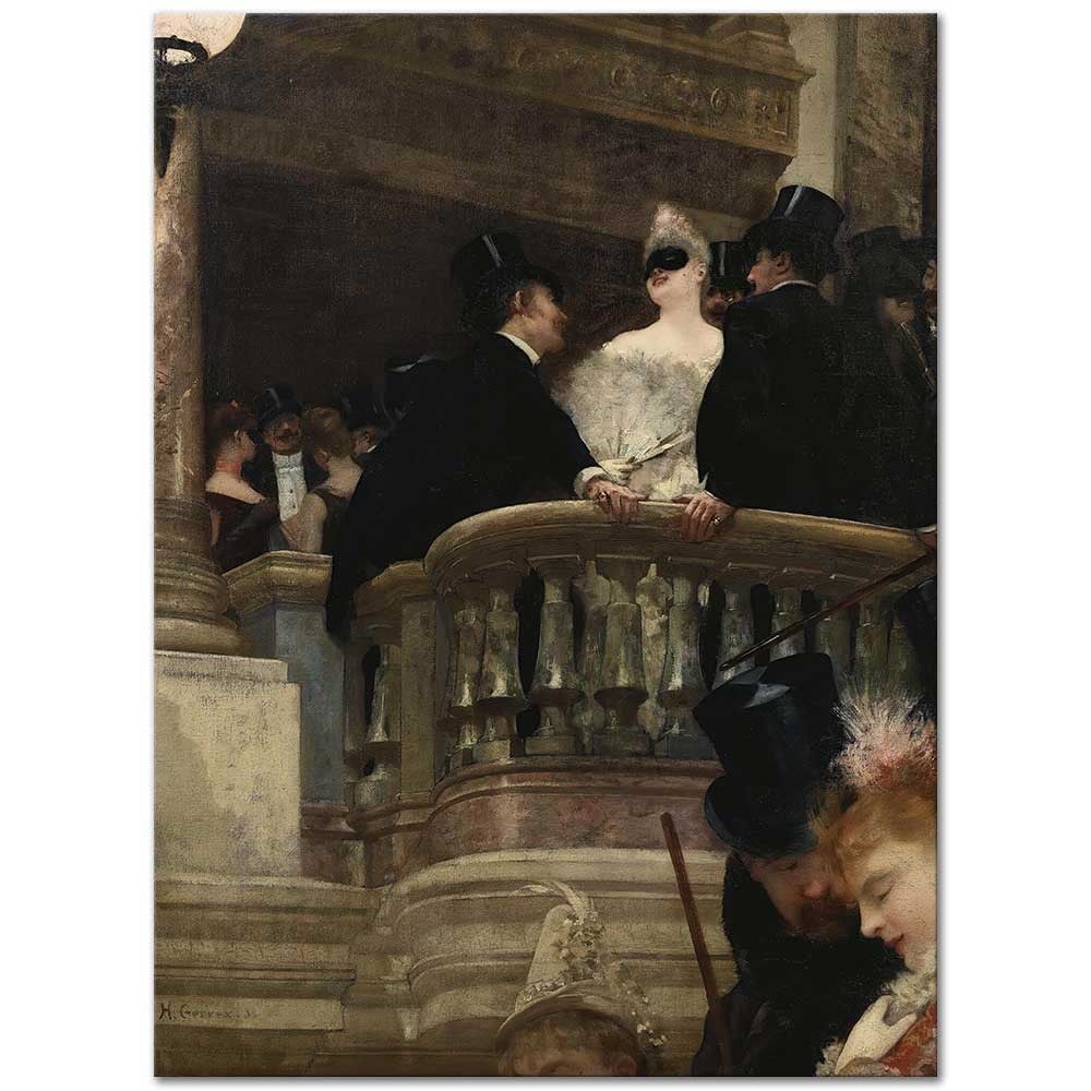 Henri Gervex Opera Balosu Kanvas Tablo