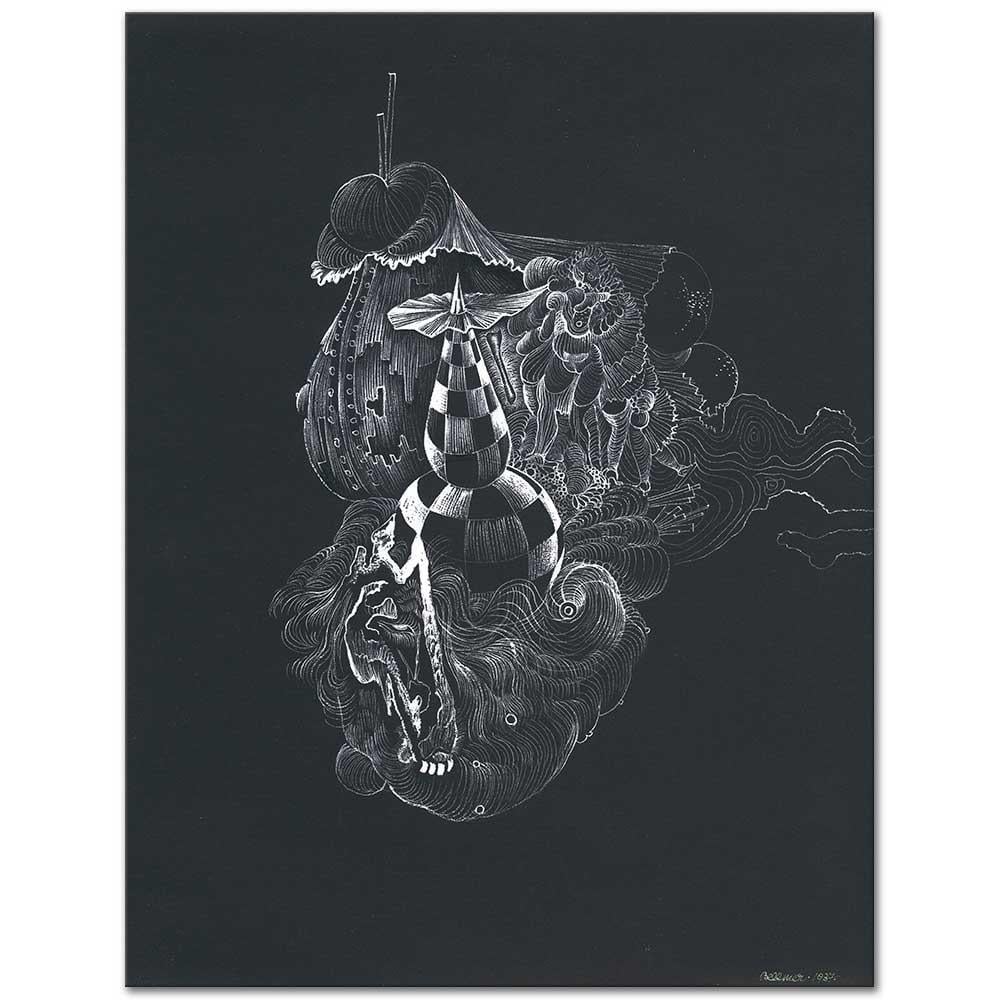 Hans Bellmer Kral Ubu'nun Sarayı Kanvas Tablo