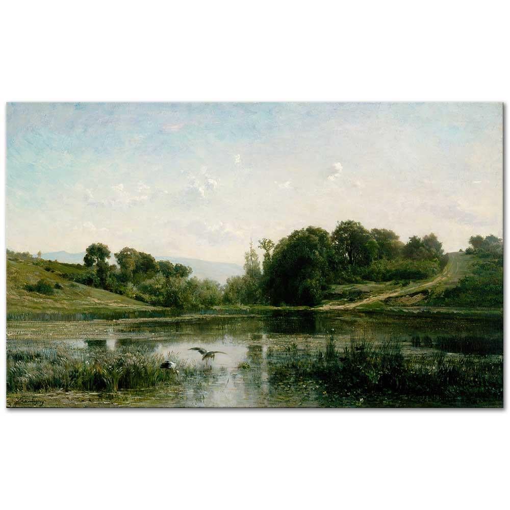 Charles Francois Daubigny Gylieu Manzarası Kanvas Tablo