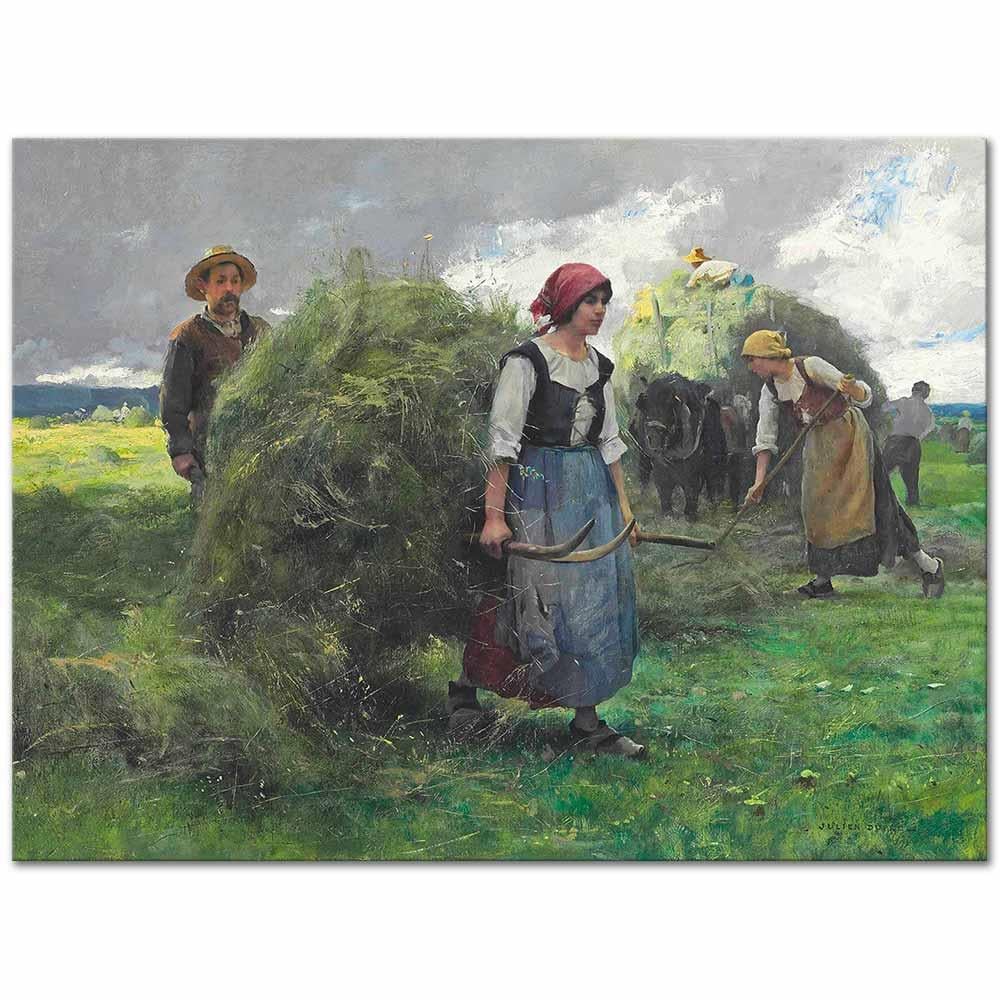 Julien Dupre Biçerdöverler Kanvas Tablo