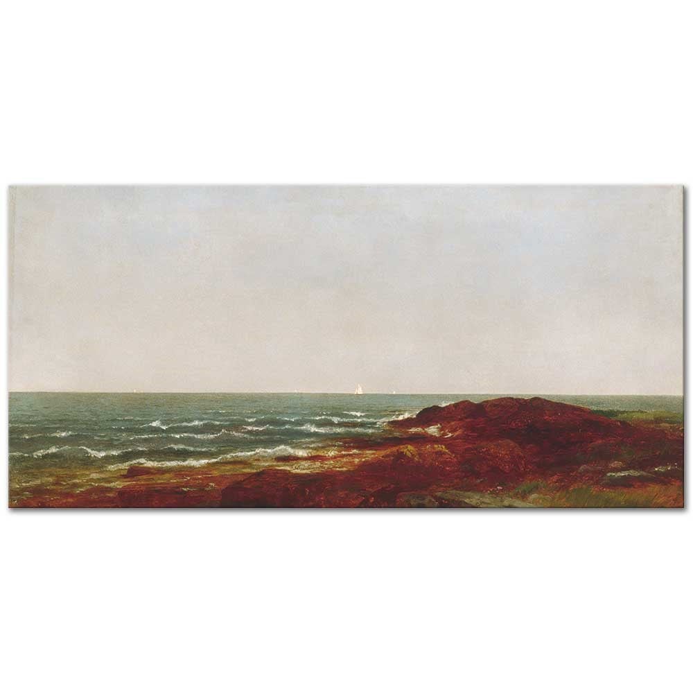 John Frederick Kensett Deniz Kanvas Tablo