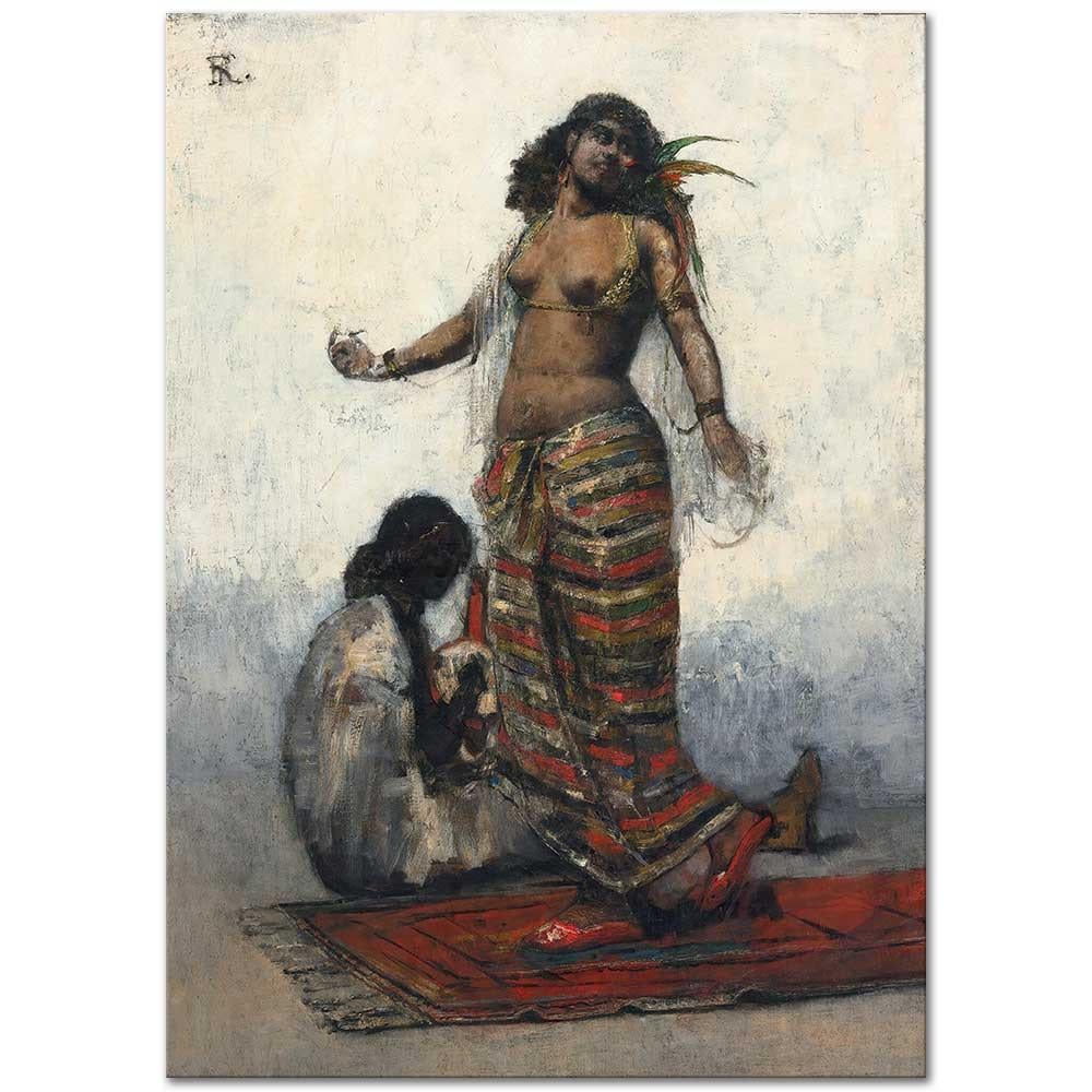 Henri Regnault Köle Kız Kanvas Tablo