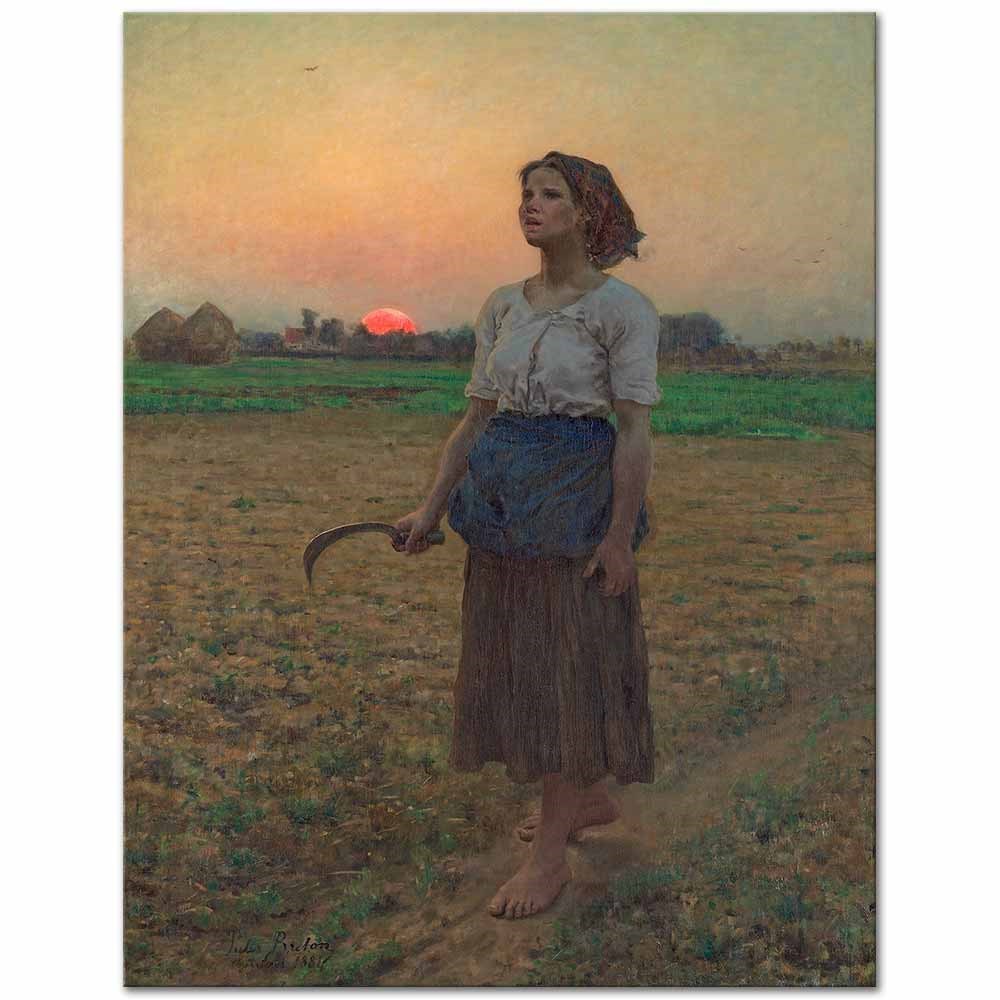 The Song of the Lark by Jules Breton as Fine Art Print