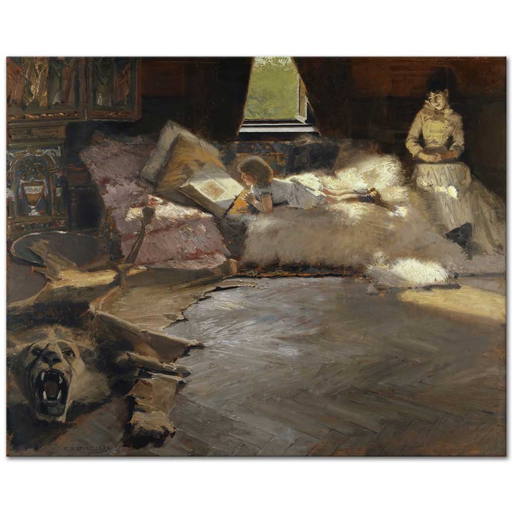 Albert von Keller Öykü Kitabı Kanvas Tablo