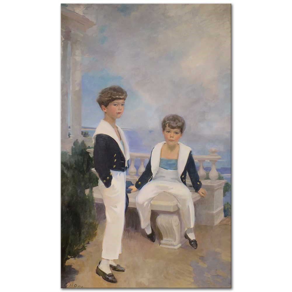 The Velie Boys by Cecilia Beaux as Fine Art Print