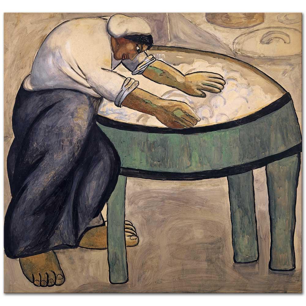 Kazimir Malevich Çamaşırcı Kadın Kanvas Tablo