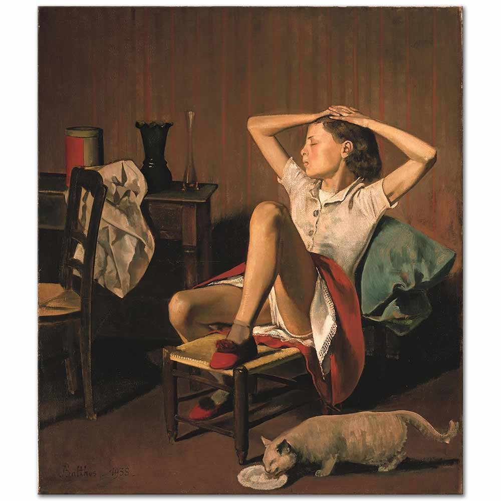 Balthus Therese'nin Rüyası Kanvas Tablo