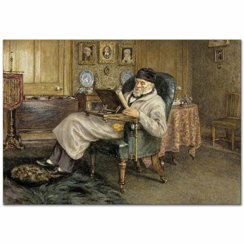 Helen Allingham Thomas Carlyle Kanvas Tablo