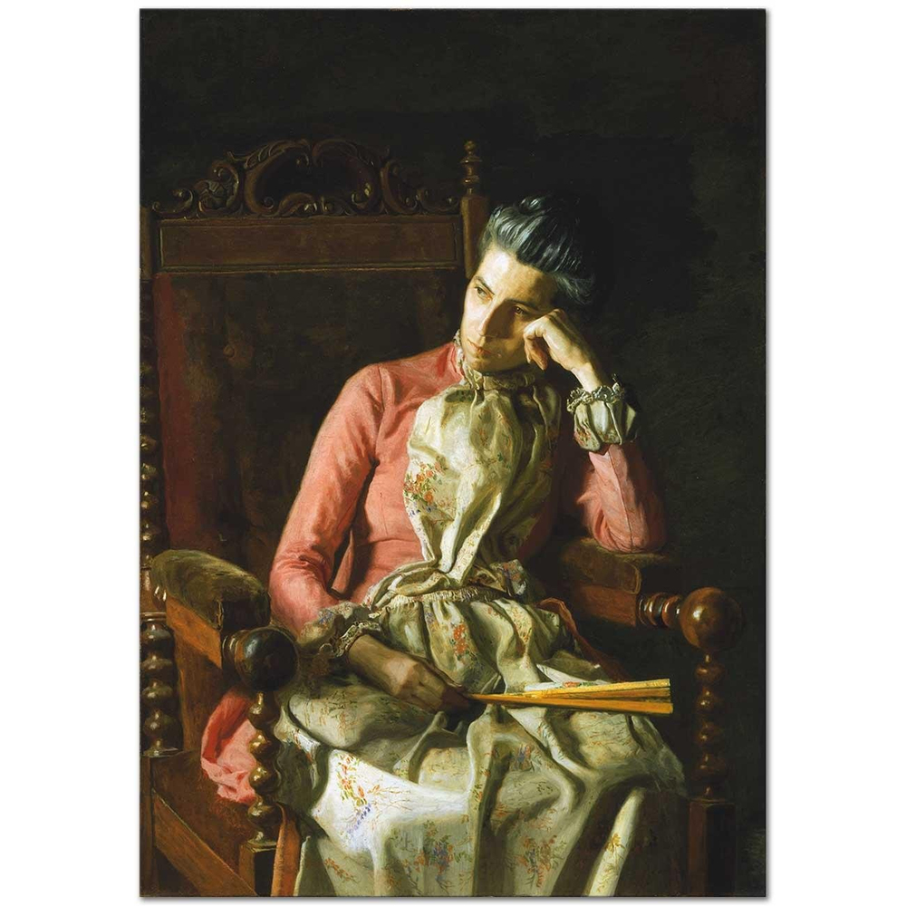 Thomas Eakins Miss Amelia van Buren Art Print
