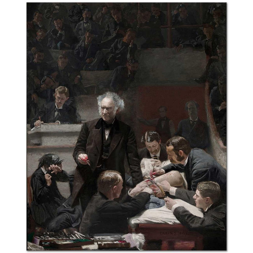 Thomas Eakins Portrait Of Dr. Samuel D. Gross (The Gross Clinic) Art Print
