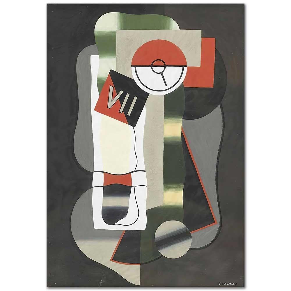 Georges Valmier Zaman Kanvas Tablo