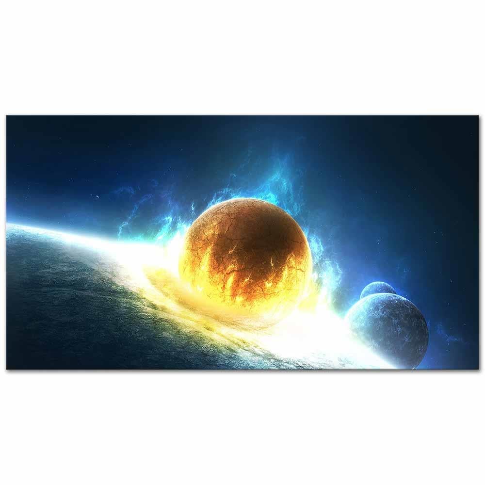 Gezegenlerin Dokunuşu Kanvas Tablo