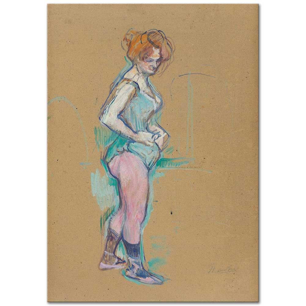 Henri de Toulouse-Lautrec Fernando Sirkinde Trapezci Kanvas Tablo