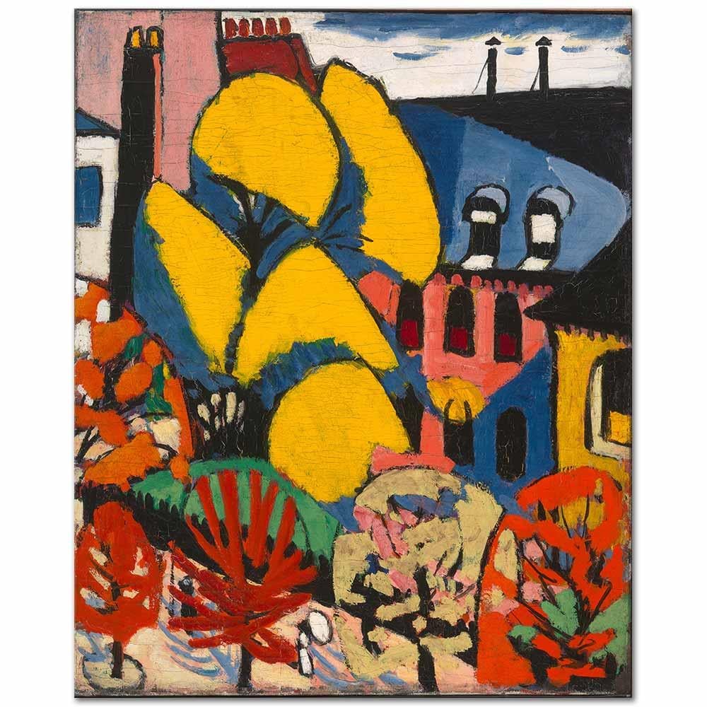 Henry Lyman Sayen Ağaçlar Kanvas Tablo