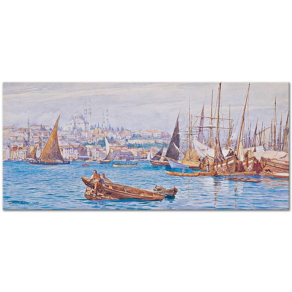 Tristram Ellis Haliç Manzarası Kanvas Tablo