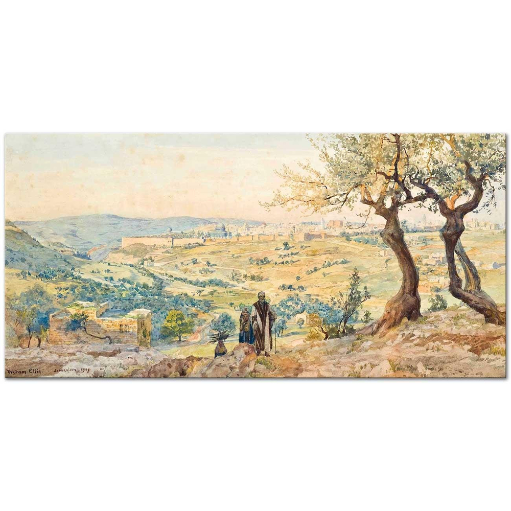 Tristram Ellis Kudüs Manzarası Kanvas Tablo