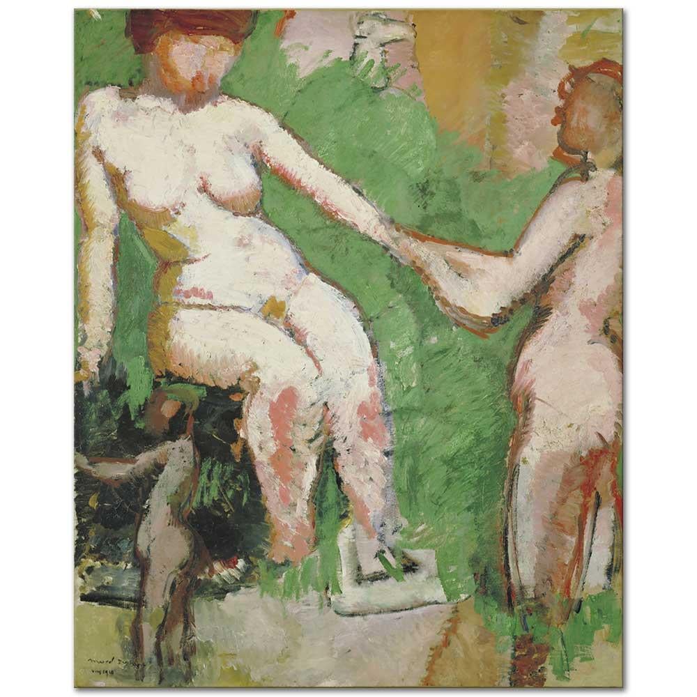 Marcel Duchamp İki Nü Kanvas Tablo