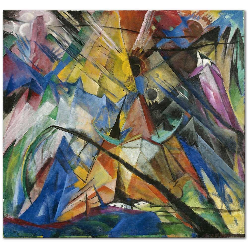 Franz Marc Tirol Kanvas Tablo