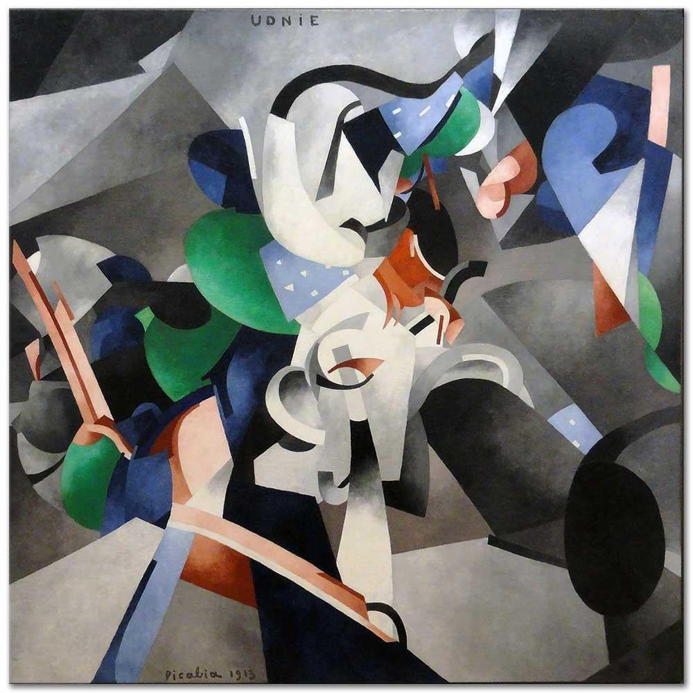 Francis Picabia Udnie (Dans Eden Genç Amerikalı Kız) Kanvas Tablo