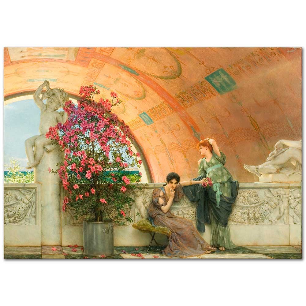 Sir Lawrence Alma Tadema Kasıtsız Rakipler Kanvas Tablo