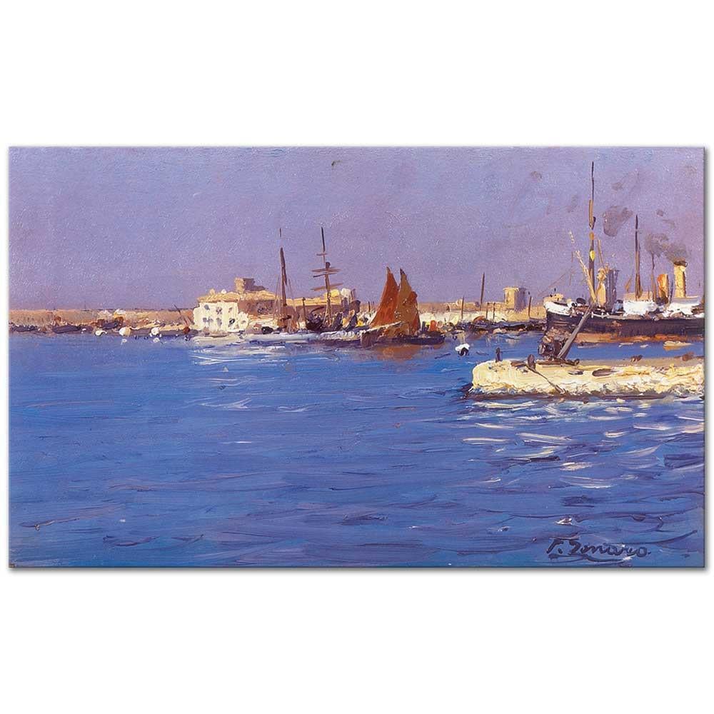 Fausto Zonaro Ancona Yolda Kanvas Tablo