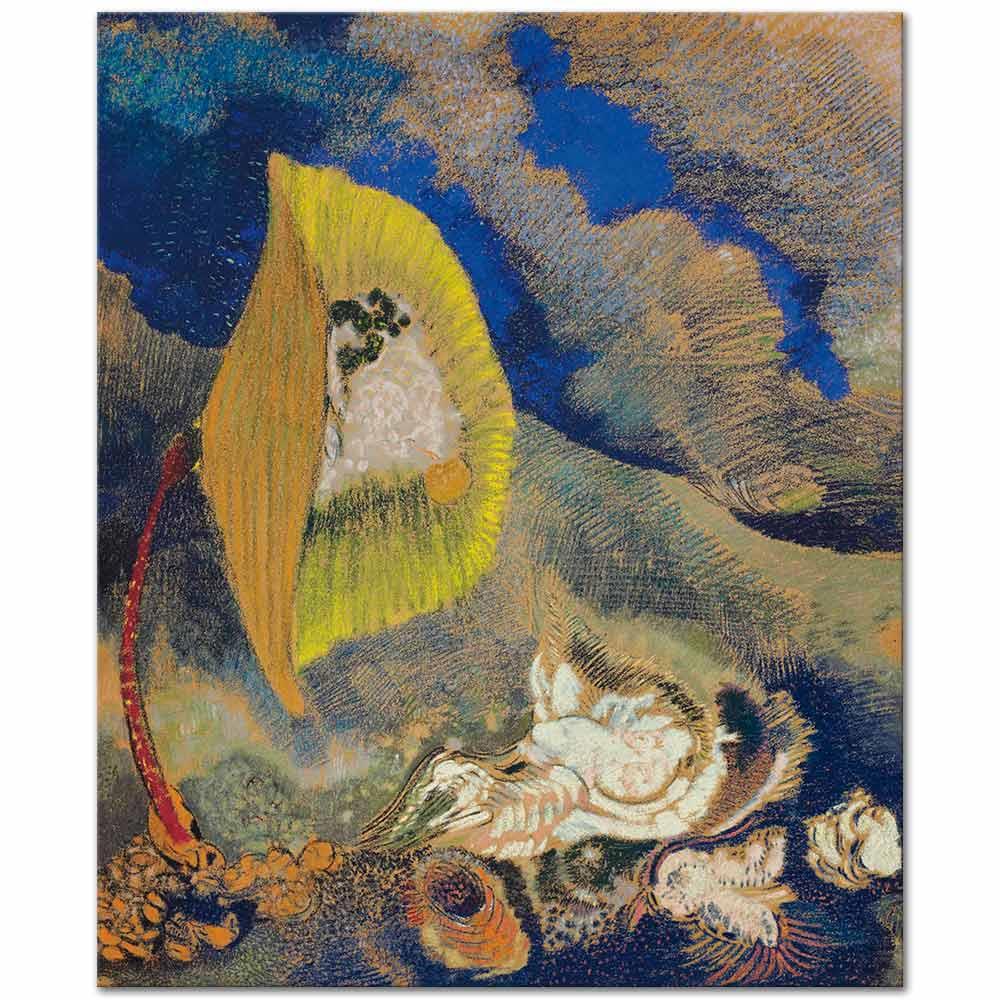 Odilon Redon Sualtı Vizyonu Kanvas Tablo