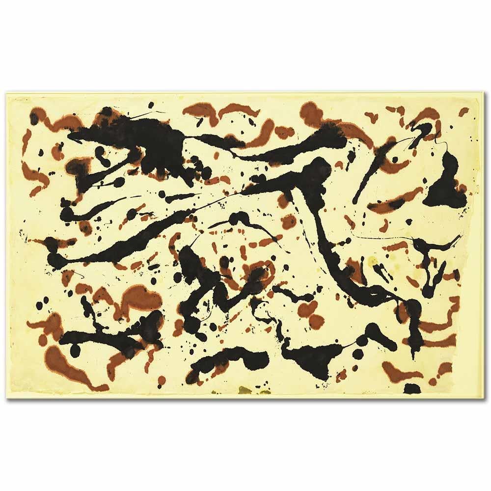 Jackson Pollock İsimsiz 05 Kanvas Tablo